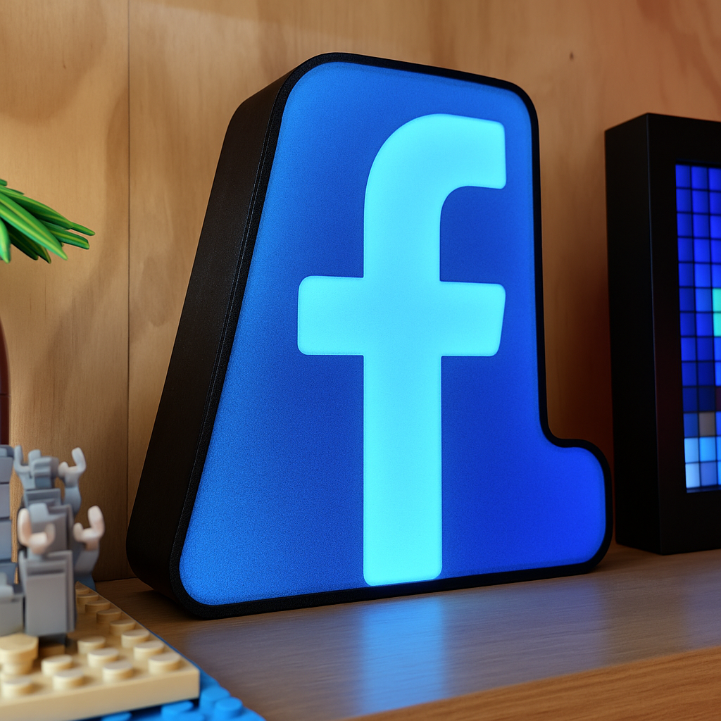 Facebook 3D LED Logo Light Box