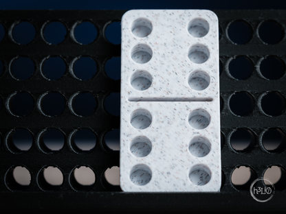 3D Printed Domino Set with Holder & Case – Premium Modern Design