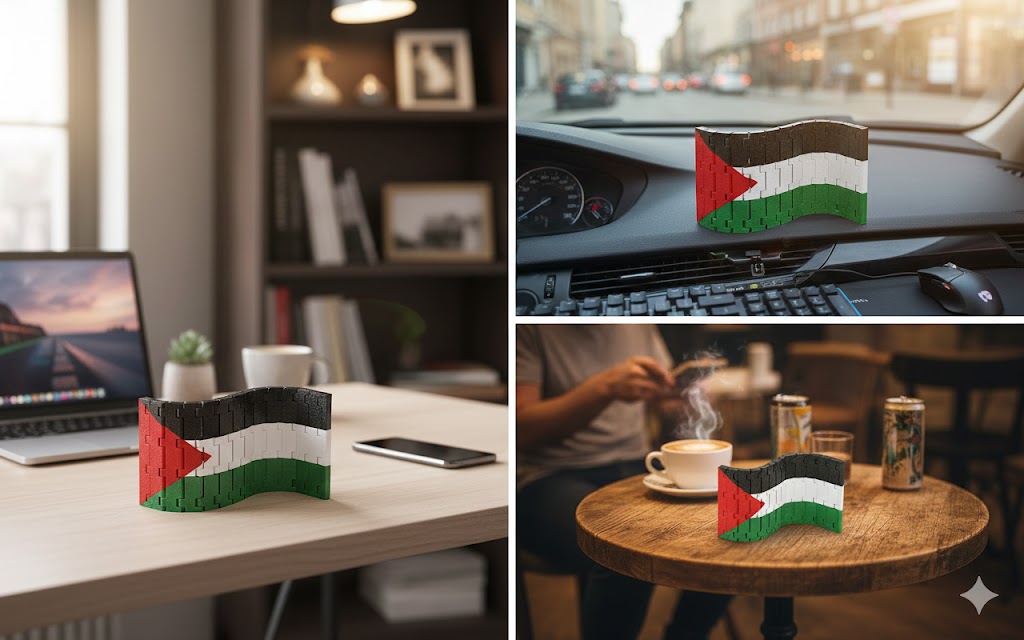 Flexi Palestine Flag - Resilience in Motion