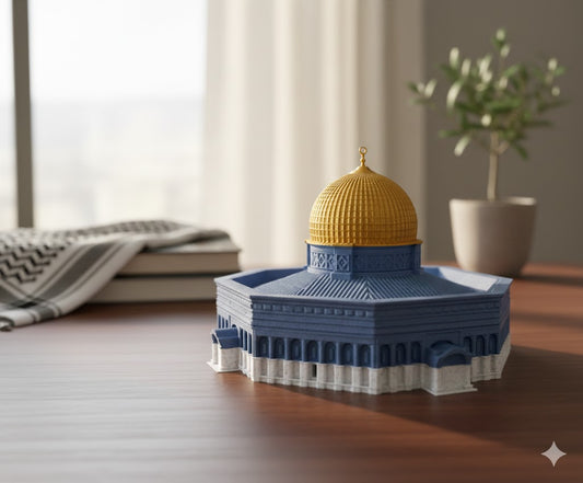 The Dome of the Rock Architectural Model - A Landmark of Heritage on Your Desk